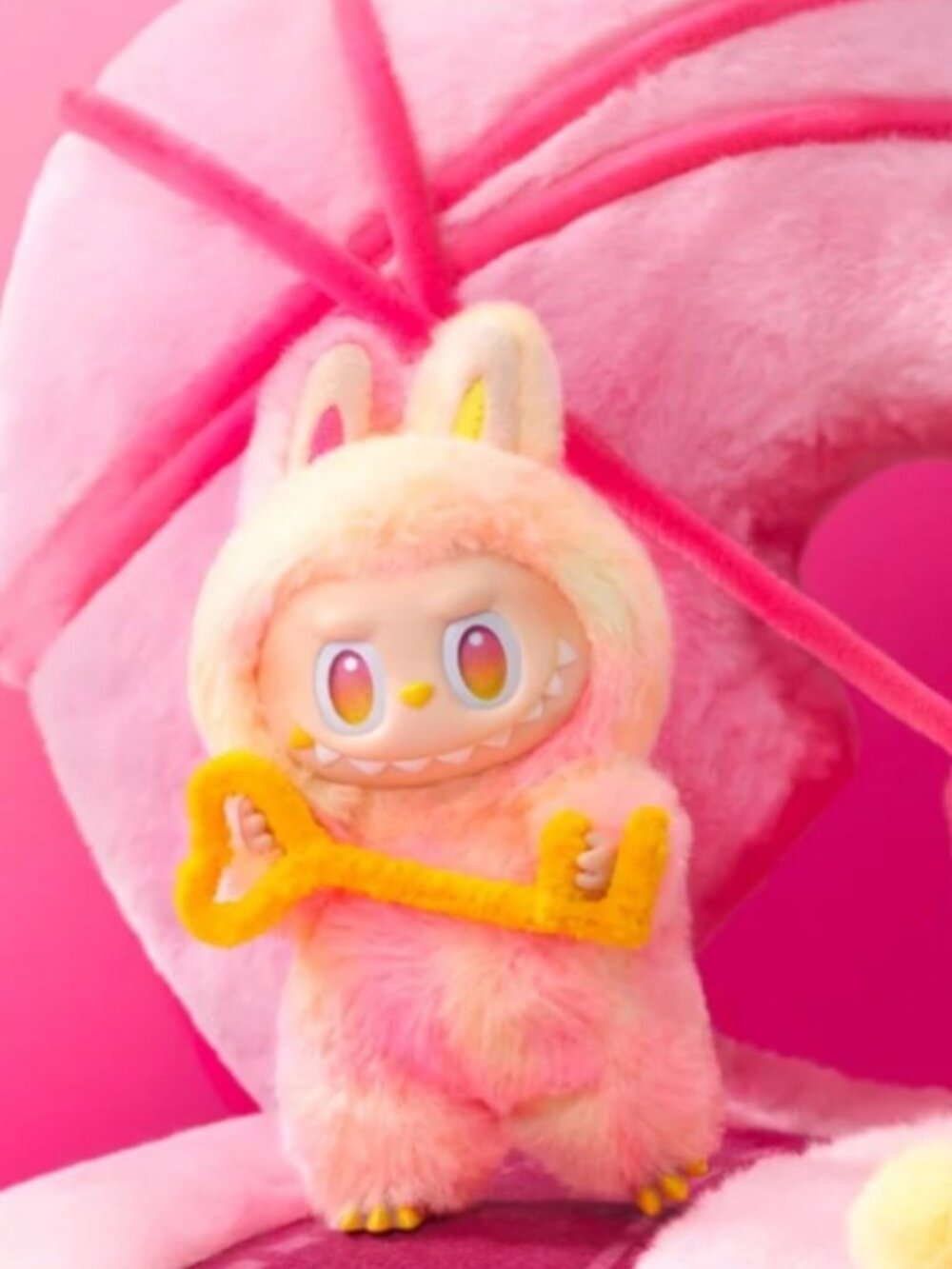 POP MART The Monsters "Big Into Energy" Labubu Plush Pendant 'Loyalty' AUTHENTIC
